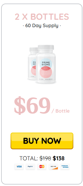 Primebiome 2 bottle buy button