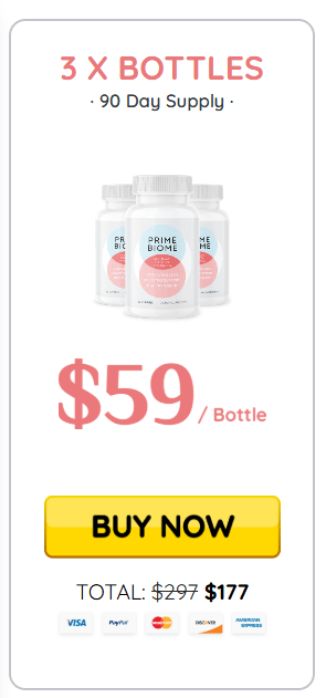 Primebiome 3 bottle buy button